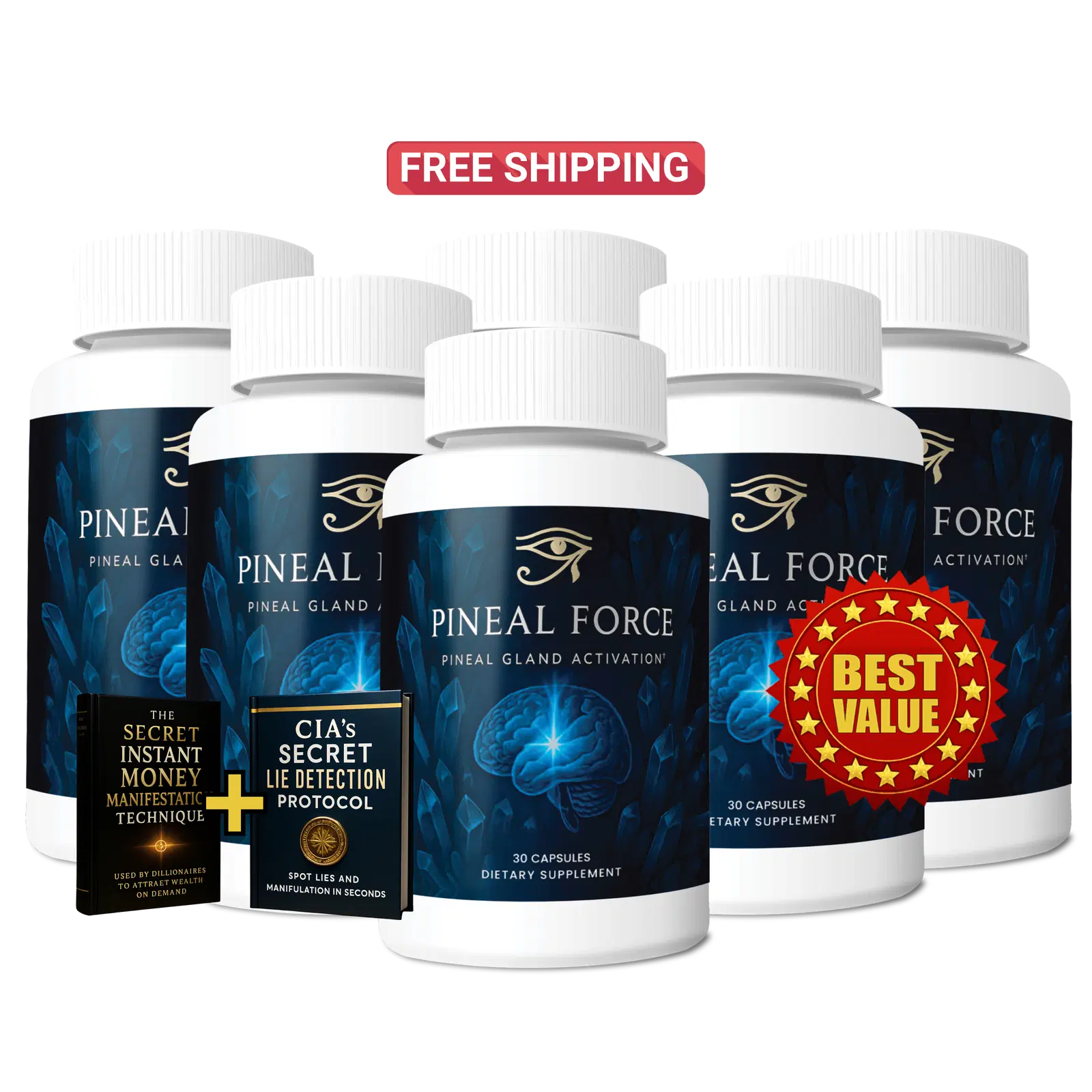 Pineal Force 6 Bottles 180 Day Supply Best Value